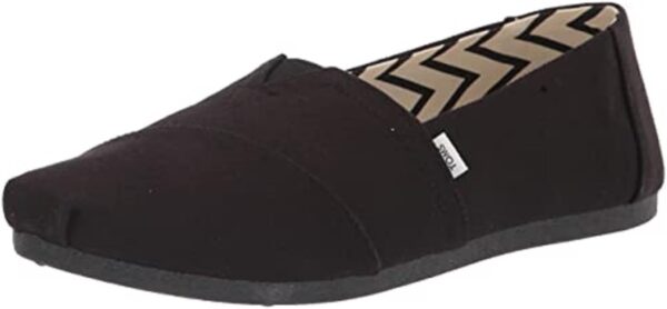 TOMS Women's Alpargata Recycled Cotton Canvas Loafer Flat - Image 2