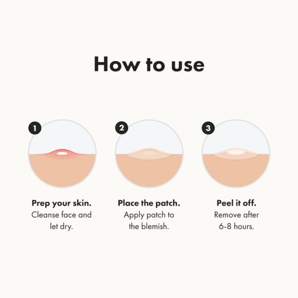 Mighty Patch™ Original patch from Hero Cosmetics – The #1 Hydrocolloid Acne Pimple Patch for Shrinking Zits and Whiteheads in 1 use; Nighttime Spot Stickers for Face and Skin (36 Count) - Image 8