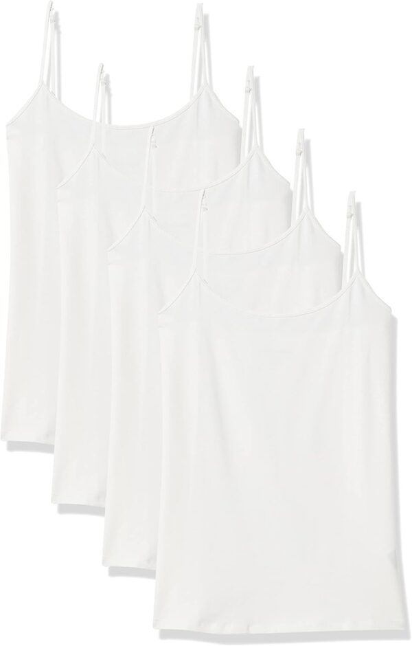 Amazon Essentials Women's Slim-Fit Camisole, Pack of 4 - Image 2