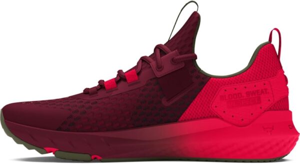 Under Armour Unisex-Adult Project Rock Red One Blood Sweat Respect 4 Sneaker - Image 2