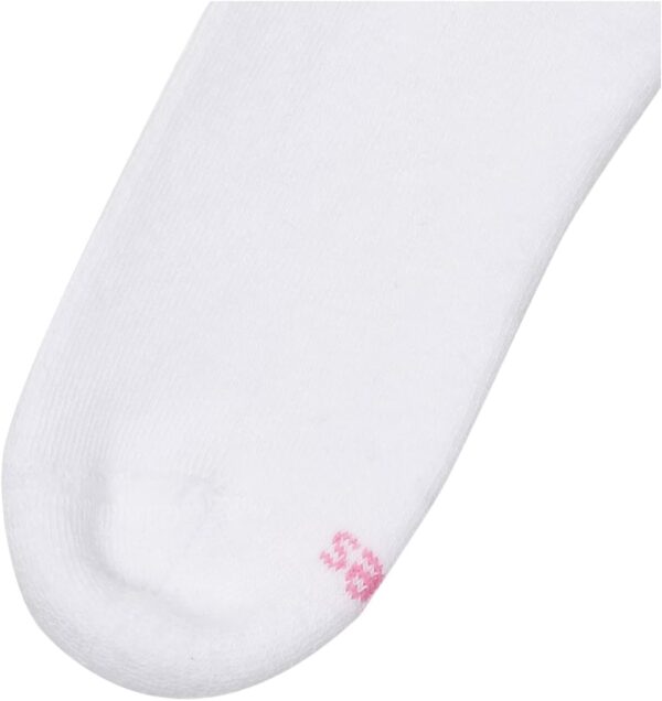 Hanes Women's Ultimate Comfort Toe Seamed Ankle Socks Pack Of 6 - Image 3