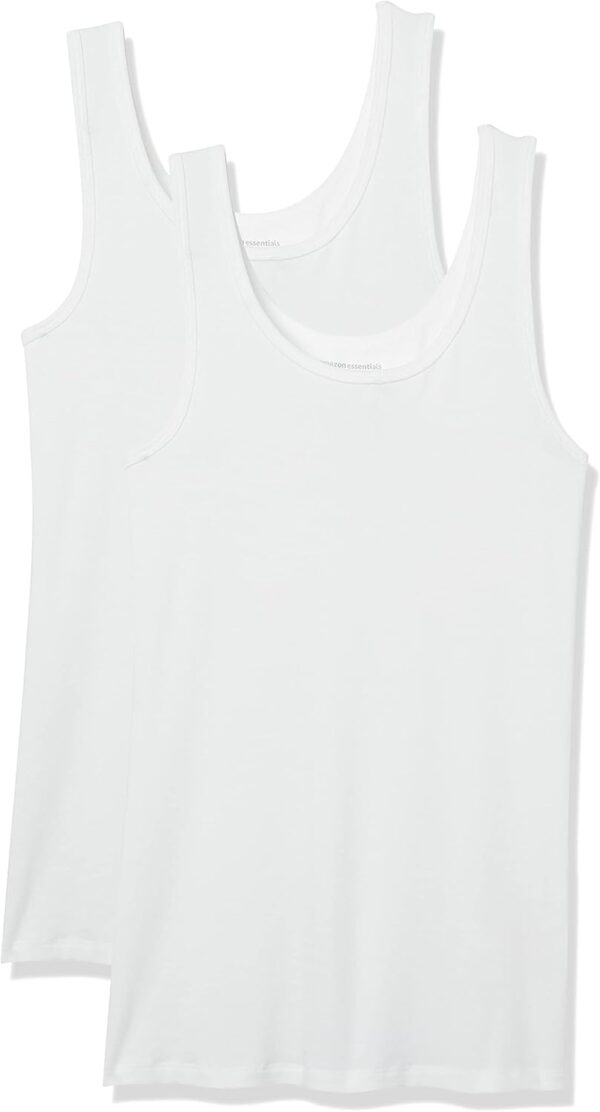 Amazon Essentials Women's Slim-Fit Tank Top, Pack of 2 - Image 2