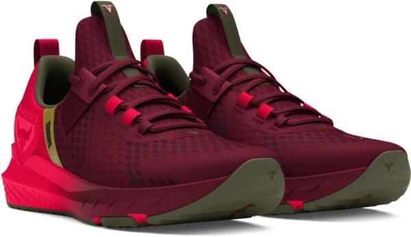 Under Armour Unisex-Adult Project Rock Red One Blood Sweat Respect 4 Sneaker - Image 3