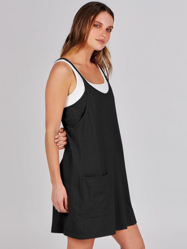 ANRABESS Women Athletic Dress Summer Tennis Workout Active Sports Mini Romper Dress Built in Shorts Travel Vacation Clothes - Image 5