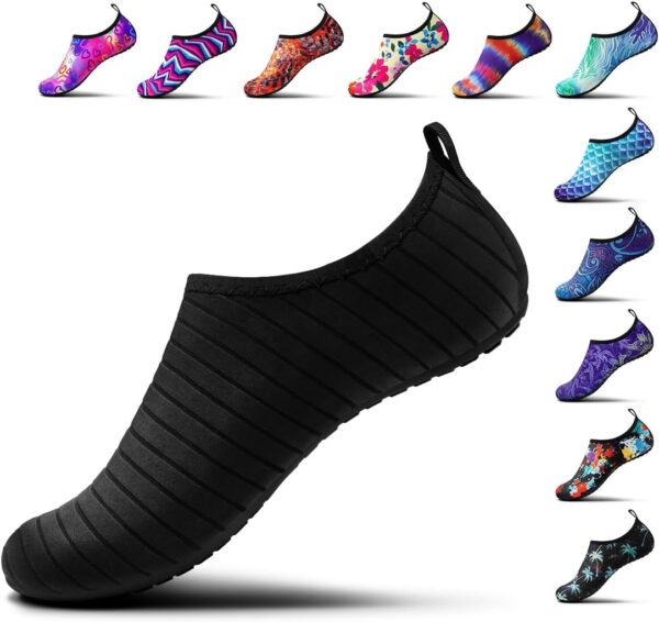 SIMARI Water Shoes Women Men Aqua Socks Beach Barefoot Quick Drying Aqua Aerobics Swim Pool Non Slip Outdoor Travel Essentials Surf River Lake Snorkeling Kayak Yoga Adult Youth - Image 2