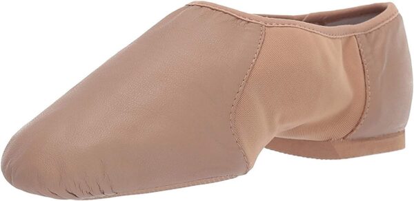 Bloch Women's Neo-Flex Slip-On Leather Jazz Shoes Neoprene Slip-On Split Sole with EVA Forefoot and Heel Pads, High Durability, Superior Fit, Flexibility, Step Dancing - Image 2