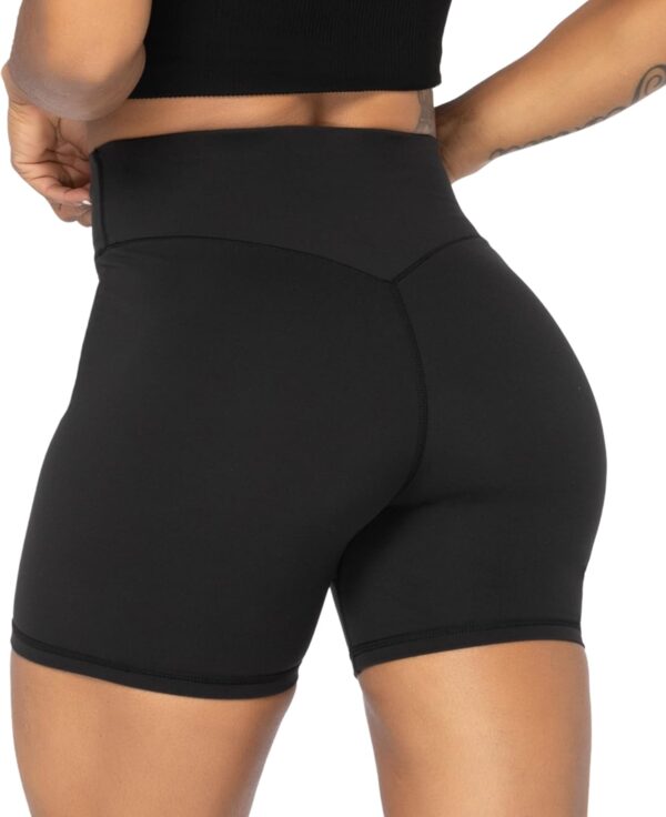 Sunzel No Front Seam High Waist Biker Shorts for Women, Squat Proof Yoga Workout Gym Bike Shorts - Image 3