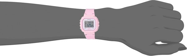 Casio LA20WH Series | Women's Digital Watch | Water Resistant | LED Light | Auto Calendar | Date Display | 1/100 SEC Stopwatch | Regular Time Keeping (HR, Min, SEC, PM, Date, Day) | 5 Yr Batt - Image 3
