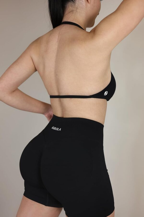 AUROLA Influence Workout Shorts for Women,2.5 3.5 4.5 5.5 6.5 No Roll Up Squat Proof Scrunch Seamless Compression Gym Short - Image 4