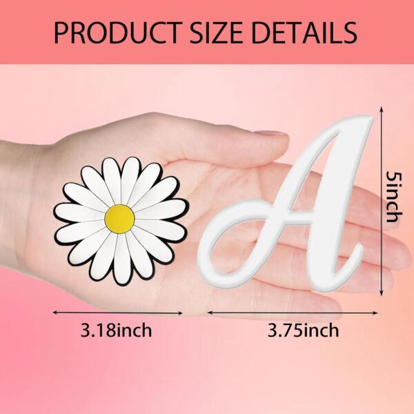 Hroatpk 2pcs Charms for Bogg Bag, Letter Charms Decorative Alphabet Lettering Accessories Insert Compatible With Beach Bag, Rubber Tote - Image 3