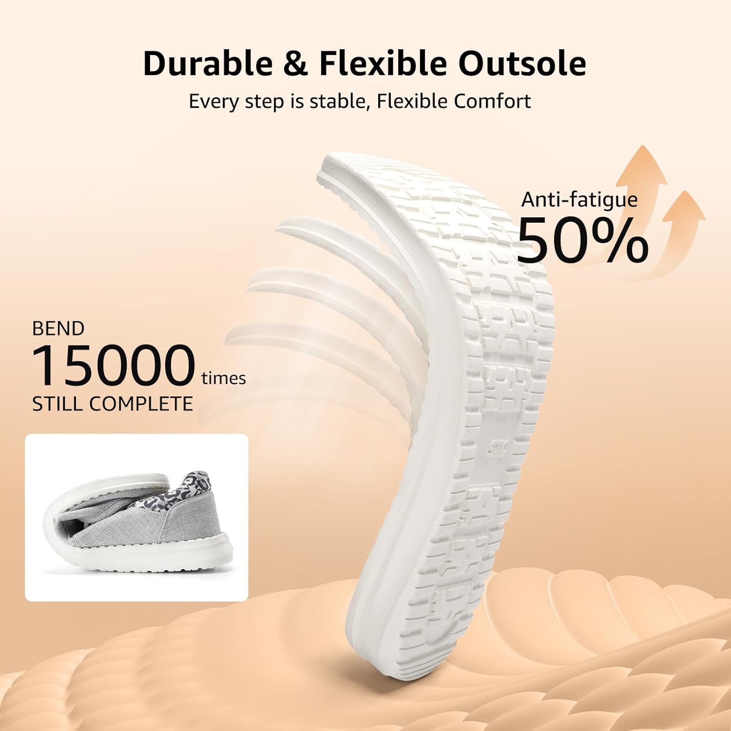 STQ Women's Lace up Loafers丨Orthopedic Comfotable Ultralight Boat Casual Shoes with Arth Support - Image 6