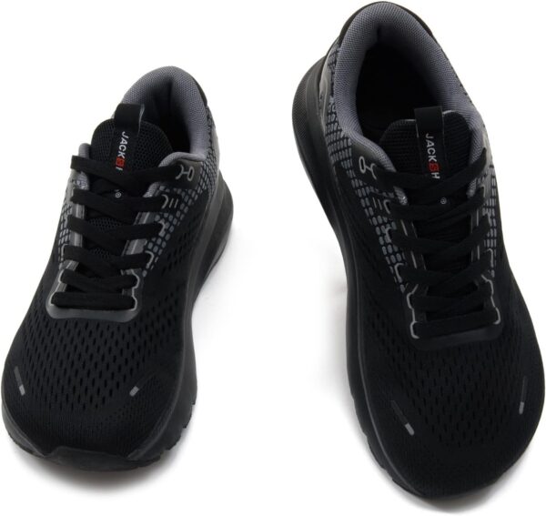 JACKSHIBO Wide Toe Box Shoes Women Arch Support Wide Sneakers for Running Walking Athletic Tennis Orthopedic Plantar Fasciitis Workout with Thick Cushion Zero Drop Sole Width Shoes - Image 9
