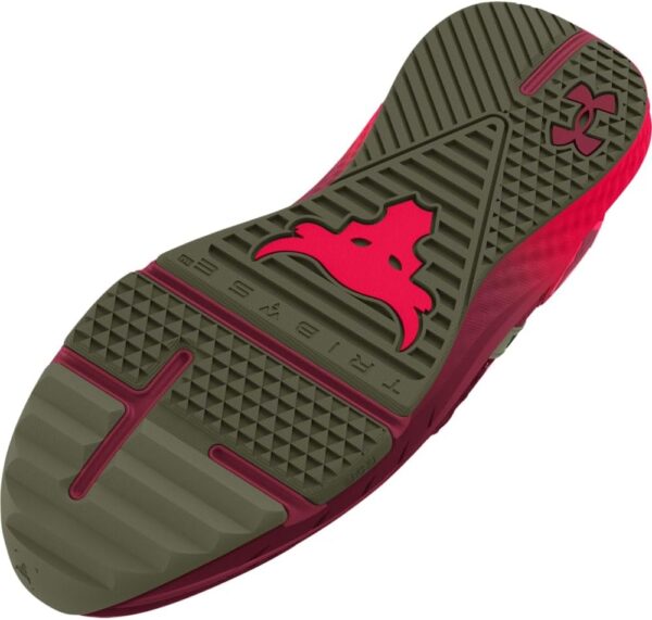 Under Armour Unisex-Adult Project Rock Red One Blood Sweat Respect 4 Sneaker - Image 4