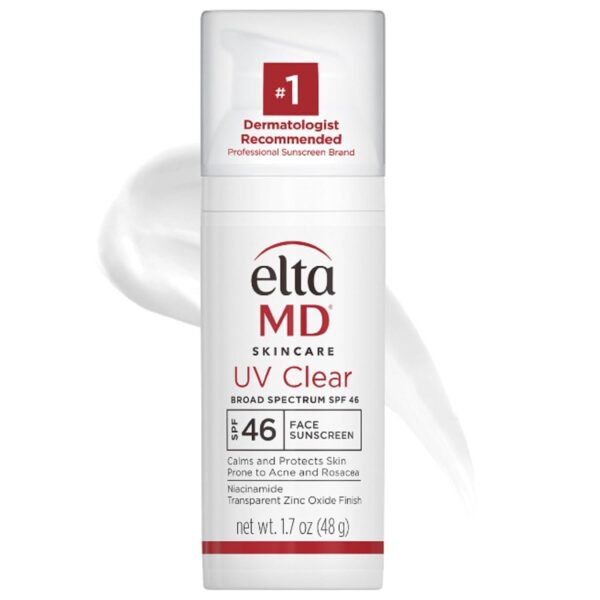 EltaMD UV Clear Face Sunscreen SPF 46, Oil-Free Sunscreen with Zinc Oxide, Dermatologist Recommended - Image 2