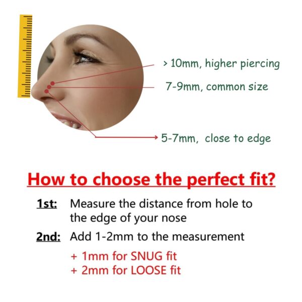 Small Gold Nose Ring Hoop for Women, Tiny Thin 14k Gold Filled Nose Piercing Hoop Jewelry 7mm 22G - Image 7