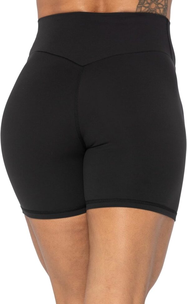 Sunzel No Front Seam High Waist Biker Shorts for Women, Squat Proof Yoga Workout Gym Bike Shorts - Image 5