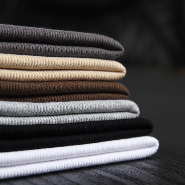 GEMBERA Womens Sleeveless Racerback High Neck Casual Basic Cotton Ribbed Fitted Tank Top - Image 4