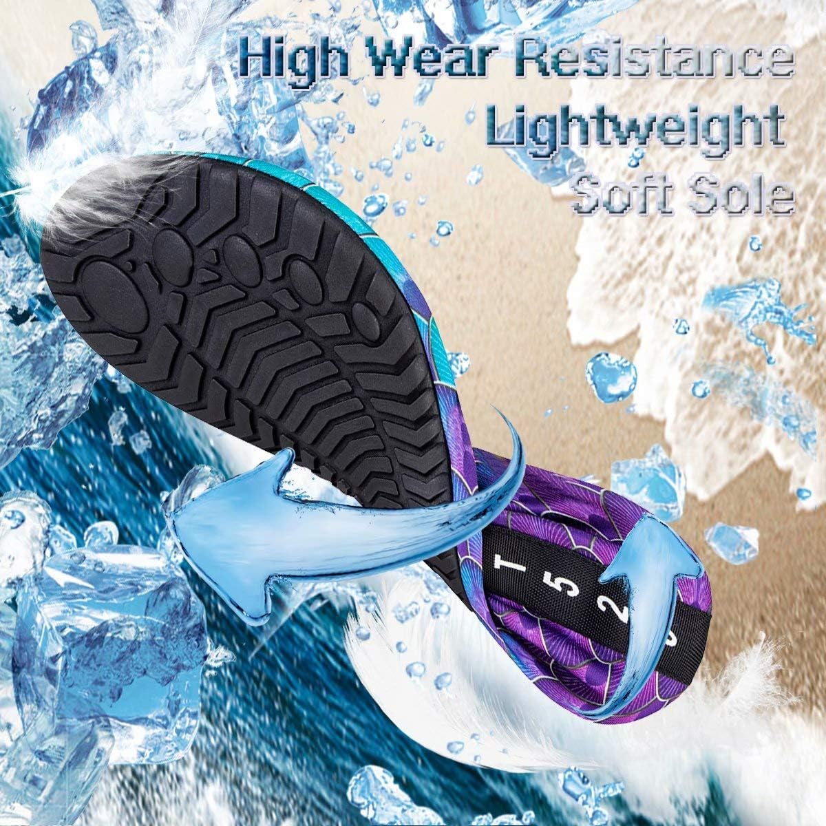 YALOX Water Shoes Women's Men's Outdoor Beach Swimming Aqua Socks Quick-Dry Barefoot Shoes Surfing Yoga Pool Exercise - Image 5