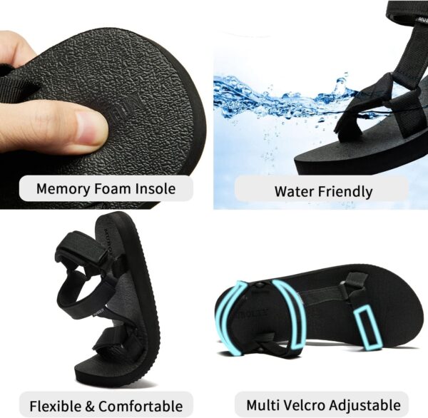 Women's Original Sandals Comfortable Quick-Drying Casual Sport Sandal Walking Hiking Water Sandals With Arch Support - Image 5