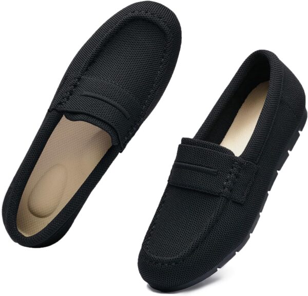 Loafers for Women Comfortable Slip on Work Flats Shoes Womens Dressy Casual Walking Shoes - Image 2