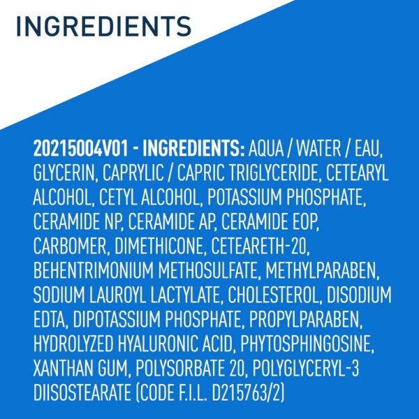 CeraVe Daily Moisturizing Lotion for Dry Skin, Body Lotion & Face Moisturizer with Hyaluronic Acid and Ceramides, Daily Moisturizer, Fragrance Free, Oil-Free, 19 Ounce - Image 7