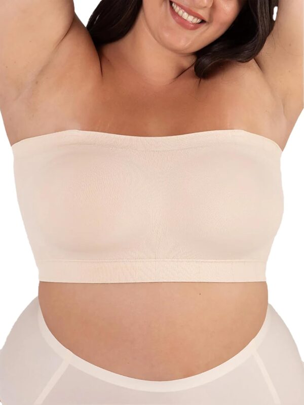 SHAPERMINT Strapless Bra - Bandeau top, Strapless Bras for Women, Plus Size Lingerie for Women, Free Clear Bra Straps - Image 2