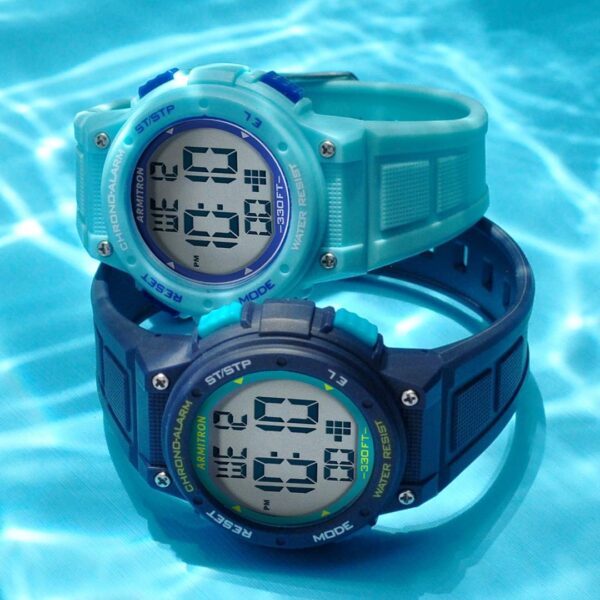 Armitron Sport Women's Digital Chronograph Resin Strap Watch - Image 4