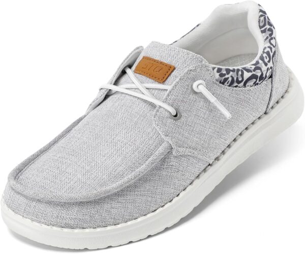 STQ Women's Lace up Loafers丨Orthopedic Comfotable Ultralight Boat Casual Shoes with Arth Support - Image 2