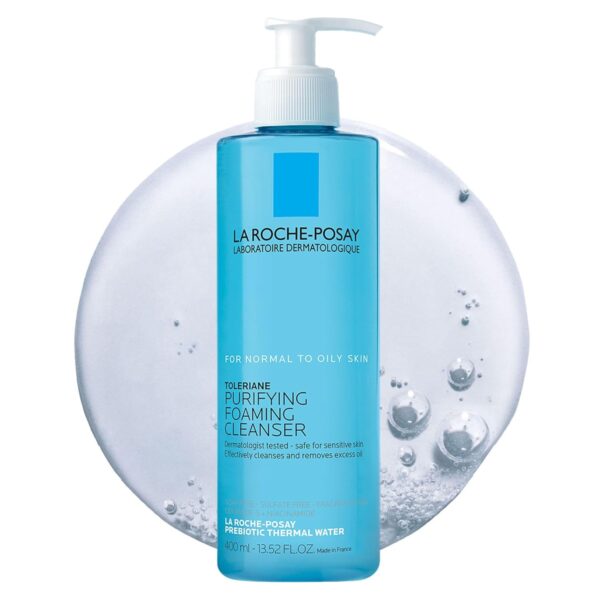 La Roche-Posay Toleriane Purifying Foaming Facial Cleanser, Oil Free Face Wash for Women & Men with Niacinamide + Ceramides, Pore Cleanser Safe For Sensitive Skin, Won’t Dry Out Skin, Soap Free - Image 2