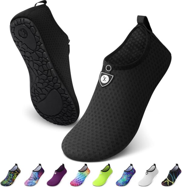 SIMARI Water Shoes for Women Men Swim Aqua Socks Beach Pool Essentials Barefoot Surf River Boat Kayak Sea Yoga Sand Exercise Sport Accessories Breathable Quick-Dry Adult Youth Kid Size SWS001 - Image 2