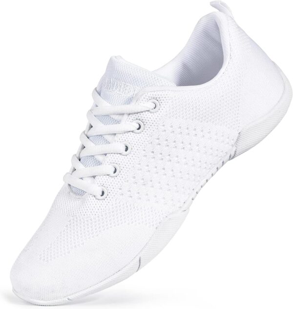 CADIDL Cheer Shoes Women White Cheerleading Dance Shoes - Image 2