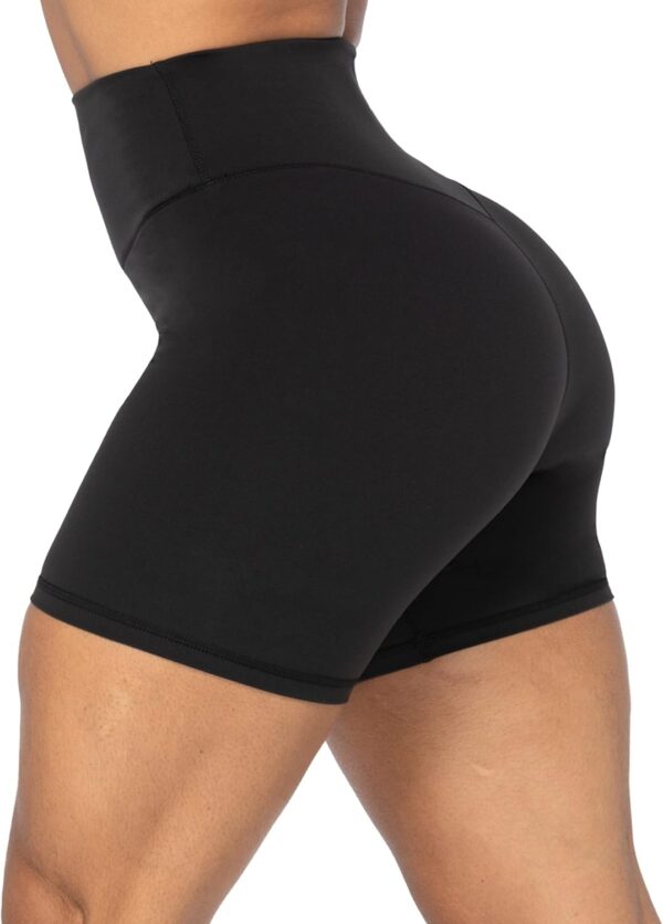 Sunzel No Front Seam High Waist Biker Shorts for Women, Squat Proof Yoga Workout Gym Bike Shorts - Image 4