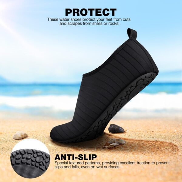 SIMARI Water Shoes Women Men Aqua Socks Beach Barefoot Quick Drying Aqua Aerobics Swim Pool Non Slip Outdoor Travel Essentials Surf River Lake Snorkeling Kayak Yoga Adult Youth - Image 3