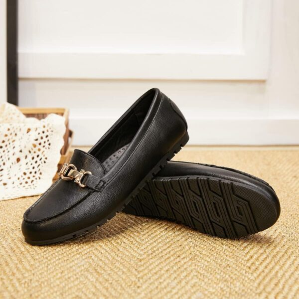 Loafers for Women Business Casual Shoes Comfortable & Lightweight Penny Loafers Slip On Work Flats - Image 9