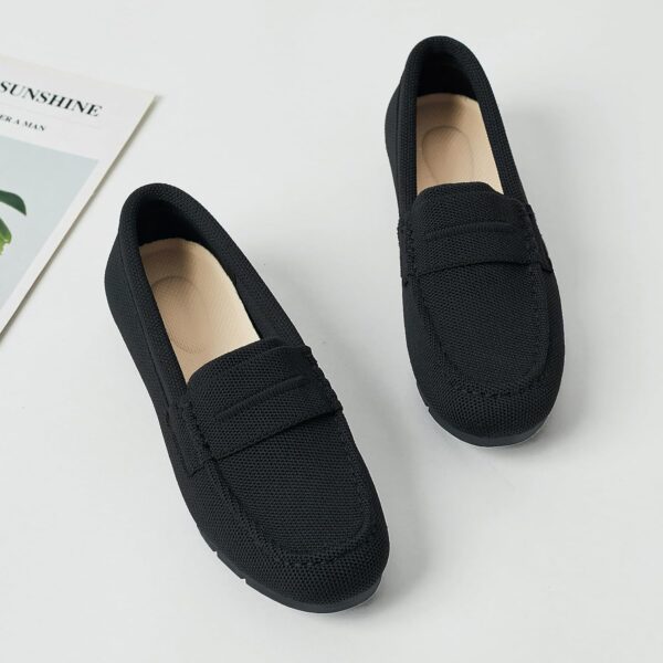 Loafers for Women Comfortable Slip on Work Flats Shoes Womens Dressy Casual Walking Shoes - Image 5