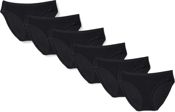 Amazon Essentials Women's Cotton Bikini Brief Underwear (Available in Plus Size), Multipacks - Image 2