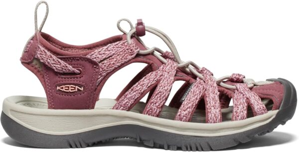 KEEN Women's Whisper Closed Toe Durable Comfortable Easy On Washable Adventure Sandals - Image 3