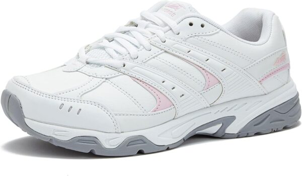 Avia Verge Womens Sneakers - Tennis, Court, Cross Training, or Pickleball Shoes for Women, Classic Black or Walking White Sneakers with Arch Support, Wide Width or Medium - Image 2