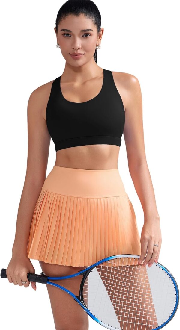RUNNING GIRL Sports Bra for Women, Criss-Cross Back Padded Strappy Sports Bras Medium Support Yoga Bra with Removable Cups - Image 9