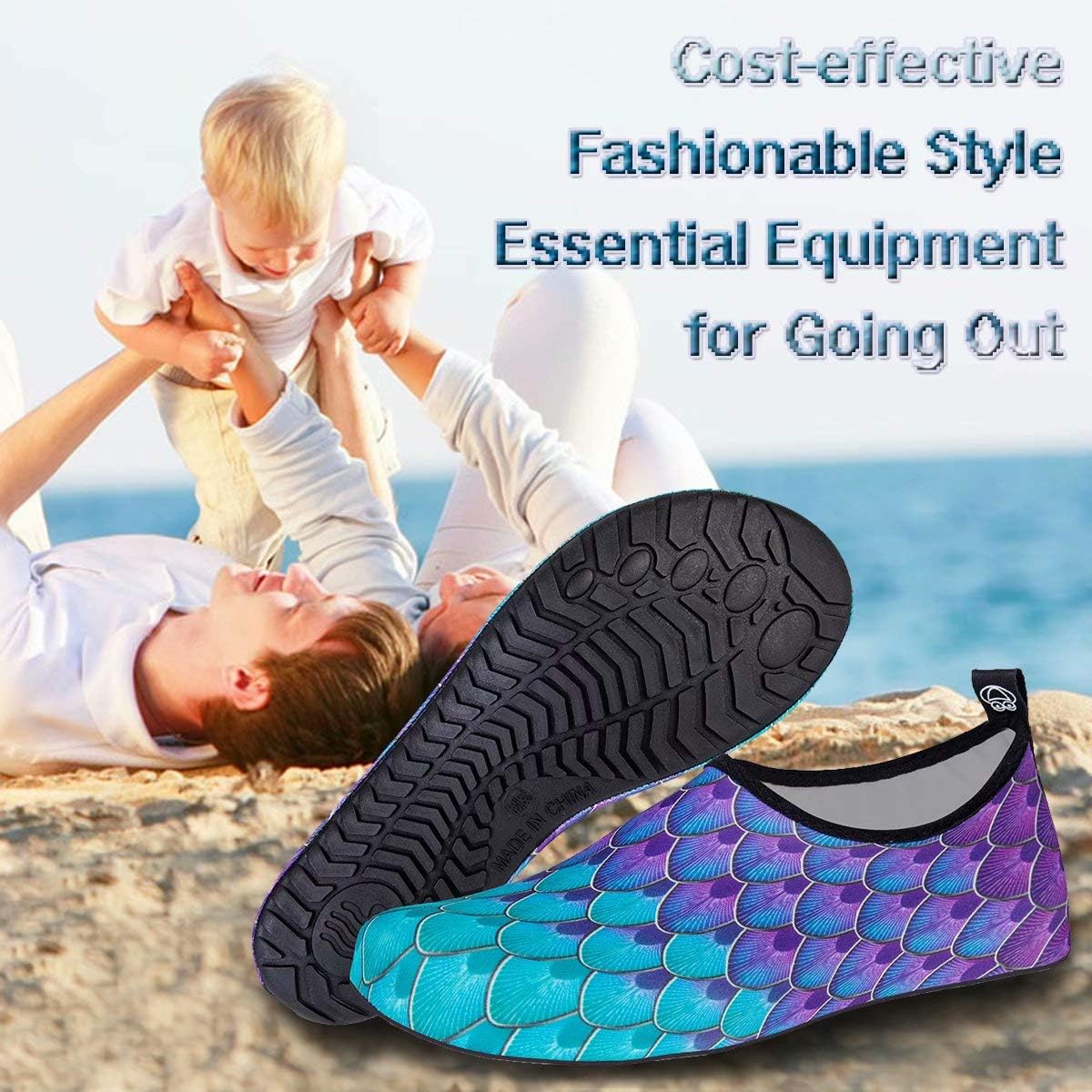 YALOX Water Shoes Women's Men's Outdoor Beach Swimming Aqua Socks Quick-Dry Barefoot Shoes Surfing Yoga Pool Exercise - Image 7