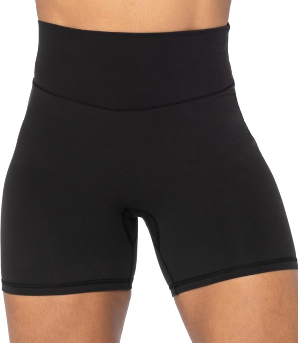 Sunzel No Front Seam High Waist Biker Shorts for Women, Squat Proof Yoga Workout Gym Bike Shorts - Image 2