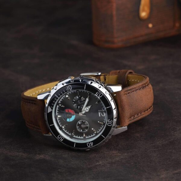 BISONSTRAP Watch Strap, Vintage Leather Replacement Bracelet, Band Width-14mm 15mm 16mm 17mm 18mm 19mm 20mm 21mm 22mm 23mm 24mm - Image 3