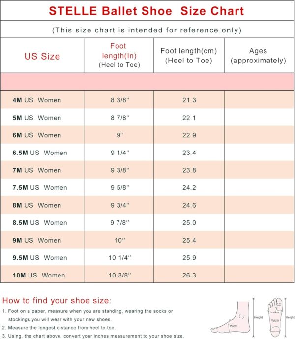 Stelle Women Ballet Shoes Highly Stretch Canvas Adult Ballet Slippers Split Sole Yoga Dance Shoe for Girls Boys - Image 7