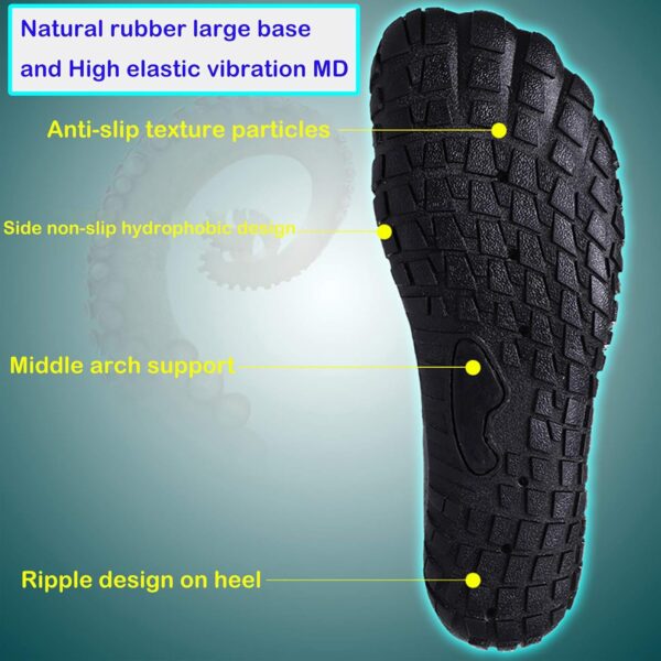 Water Shoes Mens Women Barefoot Shoes Quick Dry Aqua Outdoor Sports for Swim Pool Beach Surf Walk Water Yoga River Lake Hiking Kayaking - Image 4