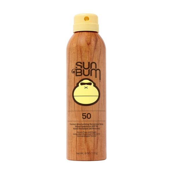 Sun Bum Original SPF 50 Sunscreen Body Spray - Broad Spectrum Moisturizing Sunscreen with Vitamin E - Hawaii 104 Act Compliant (Made without Octinoxate & Oxybenzone) - 6 oz - Image 2