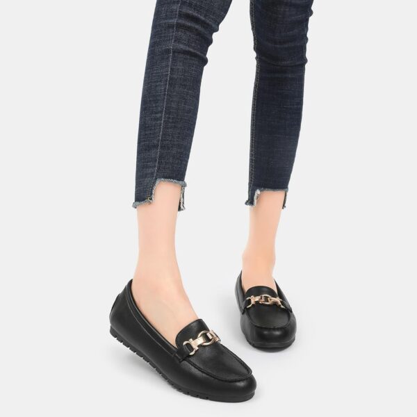 Loafers for Women Business Casual Shoes Comfortable & Lightweight Penny Loafers Slip On Work Flats - Image 4