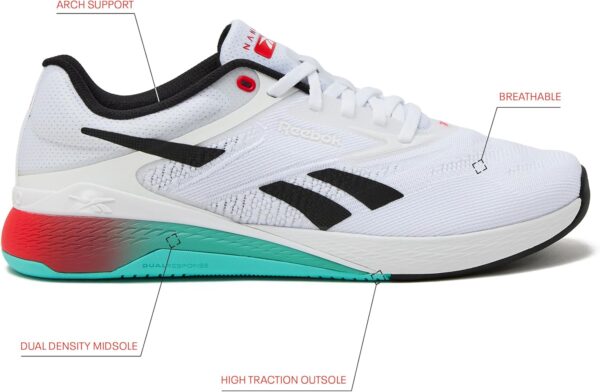 Reebok Nano X5 Mens Shoes, Cross Training and Light Running Sneakers for Men - Image 3