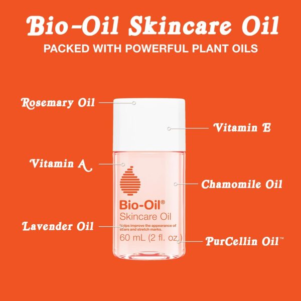 Bio-Oil Skincare Body Oil Serum, Face and Body Moisturizer with Vitamin E & A, for Scars, Stretch Marks, Sensitive Skin, All Skin Types, Dermatologist Recommended, Non-Comedogenic, 2 Oz - Image 7