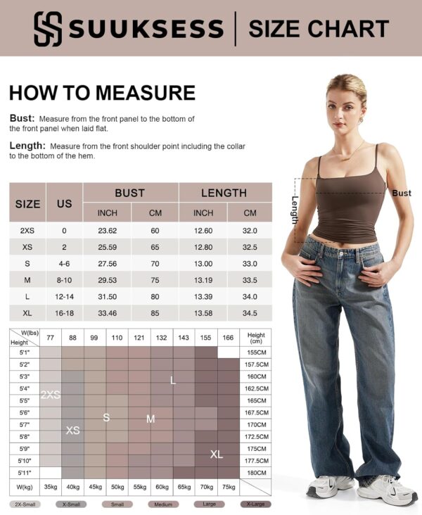 SUUKSESS Women Sexy Square Neck Tank Top Summer Y2K Going Out Basic Cami Shirt - Image 7