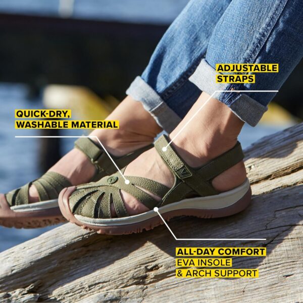 KEEN Women's Rose Casual Closed Toe Sandals - Image 4
